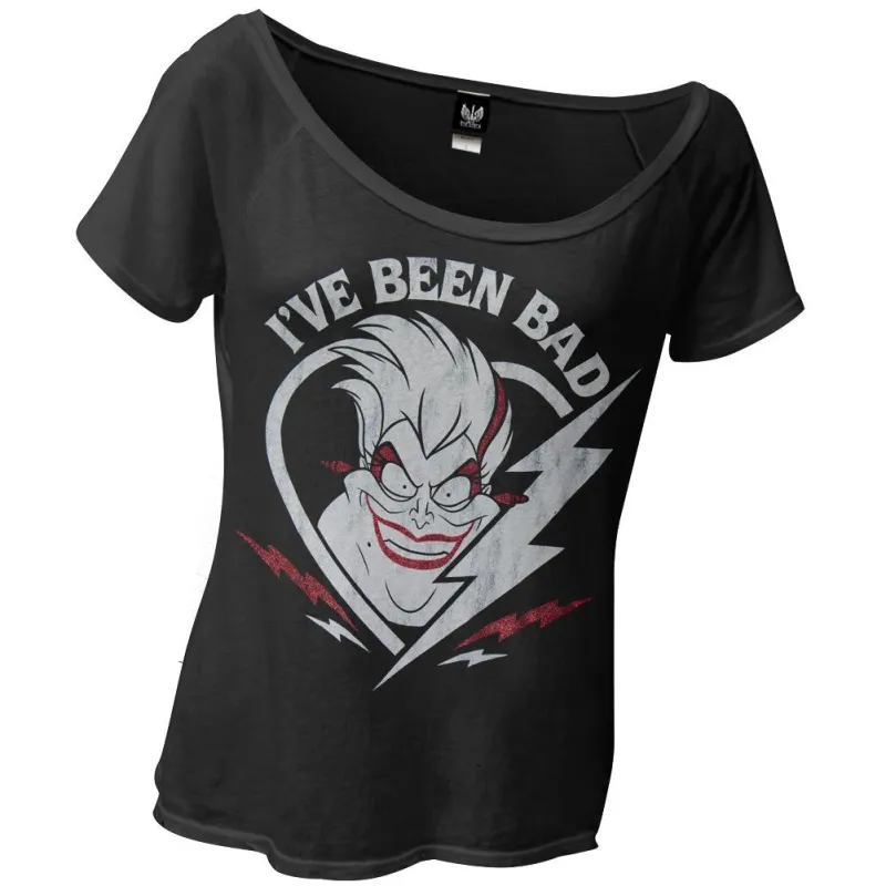 Little Mermaid - I've Been Bad Juniors Slouch T-Shirt made by Old Glory