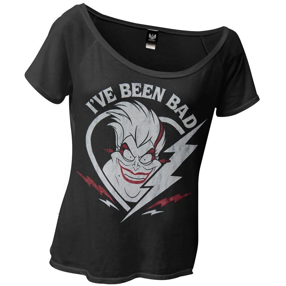 Little Mermaid - I've Been Bad Juniors Slouch T-Shirt sold by Old Glory