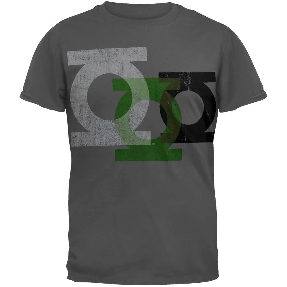 Green Lantern - Logo Repeat Four Soft T-Shirt sold by Old Glory