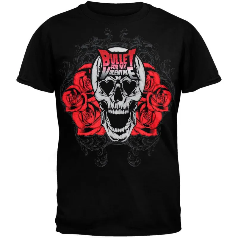 Bullet For My Valentine - Skull Bloom T-Shirt made by Old Glory