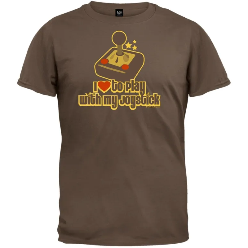 I Love To Play With My Joystick T-Shirt made by Old Glory