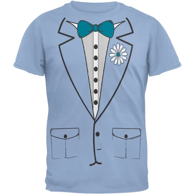 Halloween Blue Leisure Suit Tuxedo T-Shirt made by Old Glory