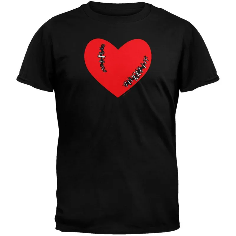 Stitched Heart T-Shirt made by Old Glory