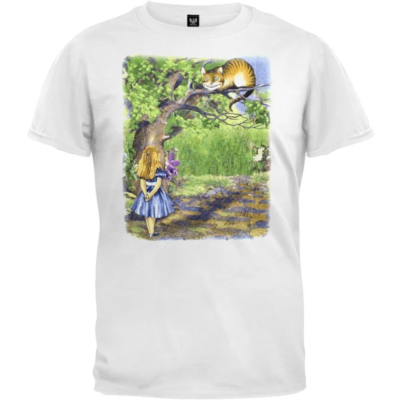 Alice In Wonderland - Cheshire Cat T-Shirt made by Old Glory
