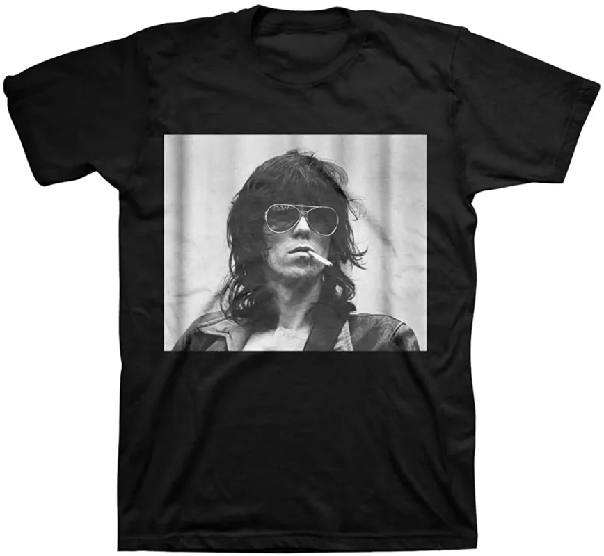 Rolling Stones - Keith Smoke Mens T Shirt made by the Rolling Stones