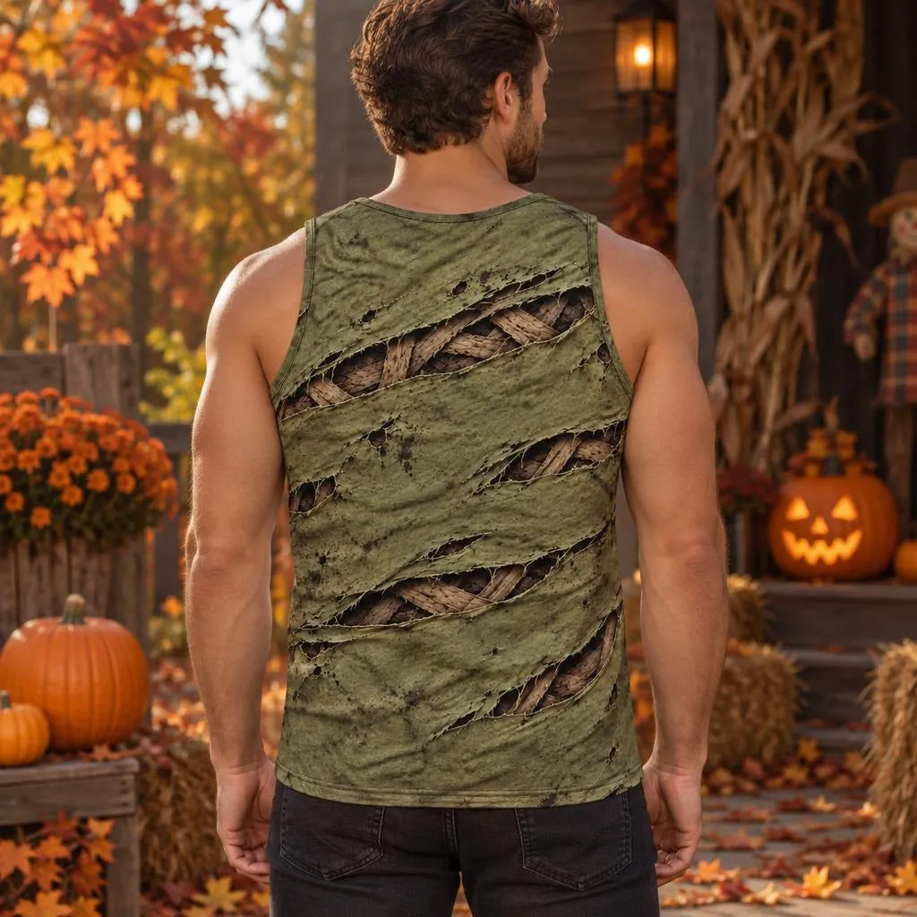 Wrapped Mummy Breakout Costume All Over Men's Tank Top sold by Old Glory product image thumbnail 5