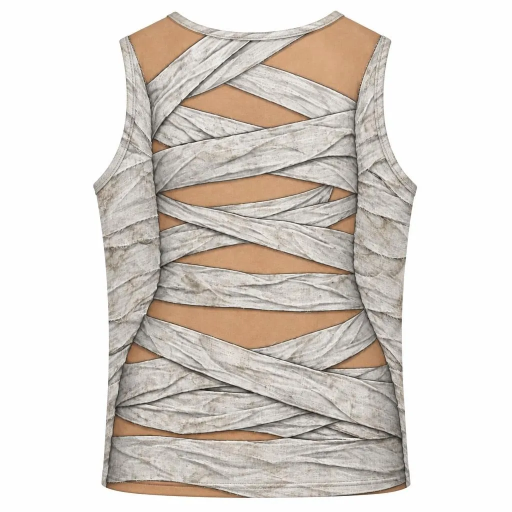 Sexy Mummy Costume All Over Men's Tank Top sold by Old Glory product image thumbnail 2