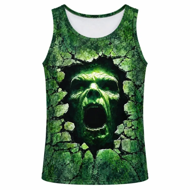 Zombie Breakthrough All Over Men's Tank Top made by Old Glory