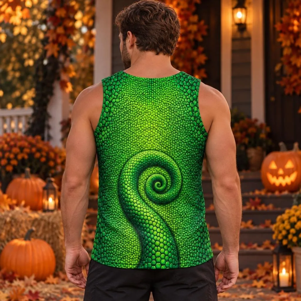 Charming Chameleon Sidekick Costume All Over Men's Tank Top sold by Old Glory product image thumbnail 5