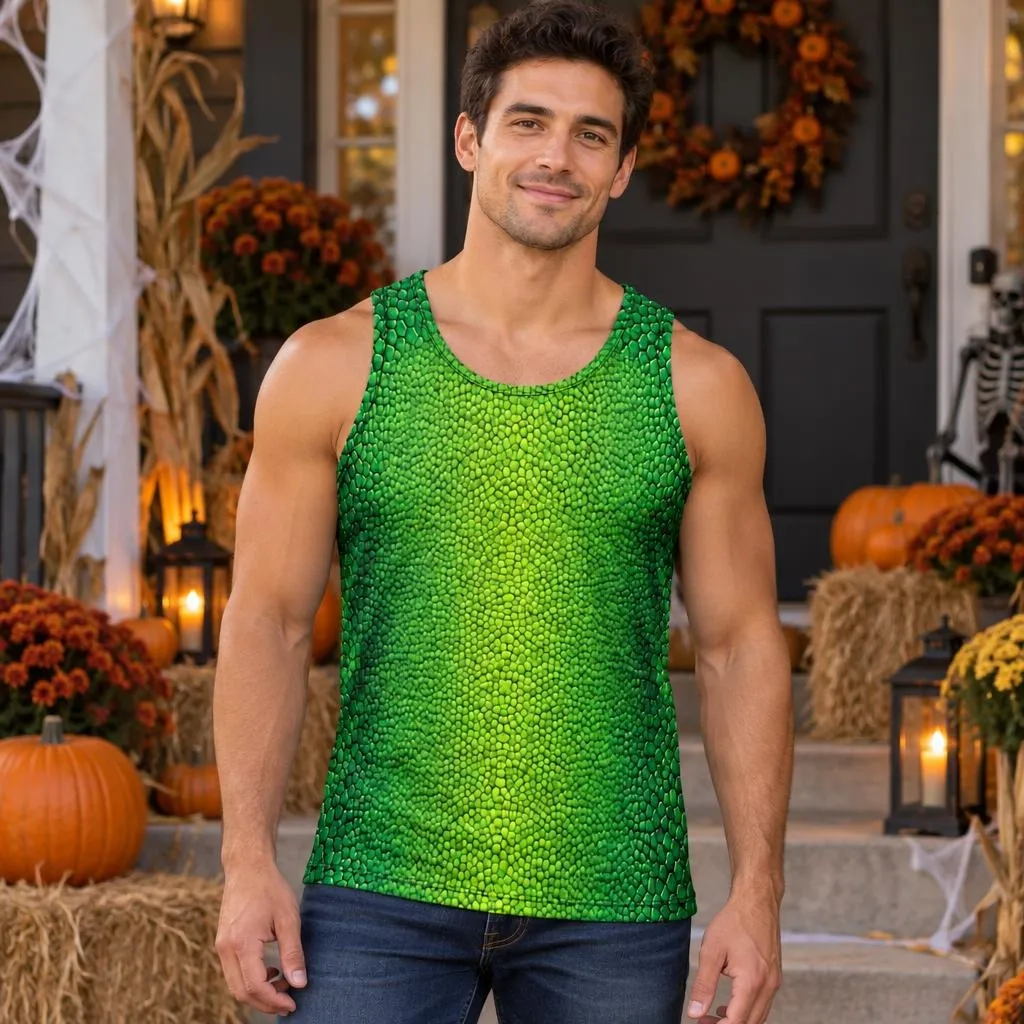 Charming Chameleon Sidekick Costume All Over Men's Tank Top sold by Old Glory product image thumbnail 3