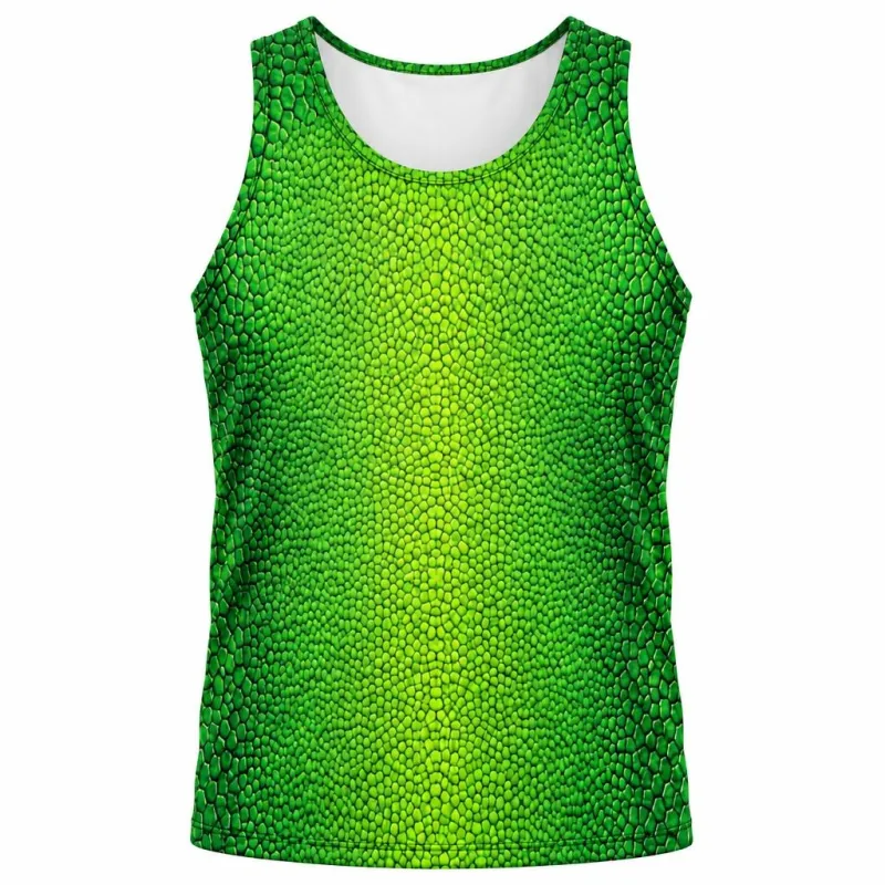 Charming Chameleon Sidekick Costume All Over Men's Tank Top made by Old Glory