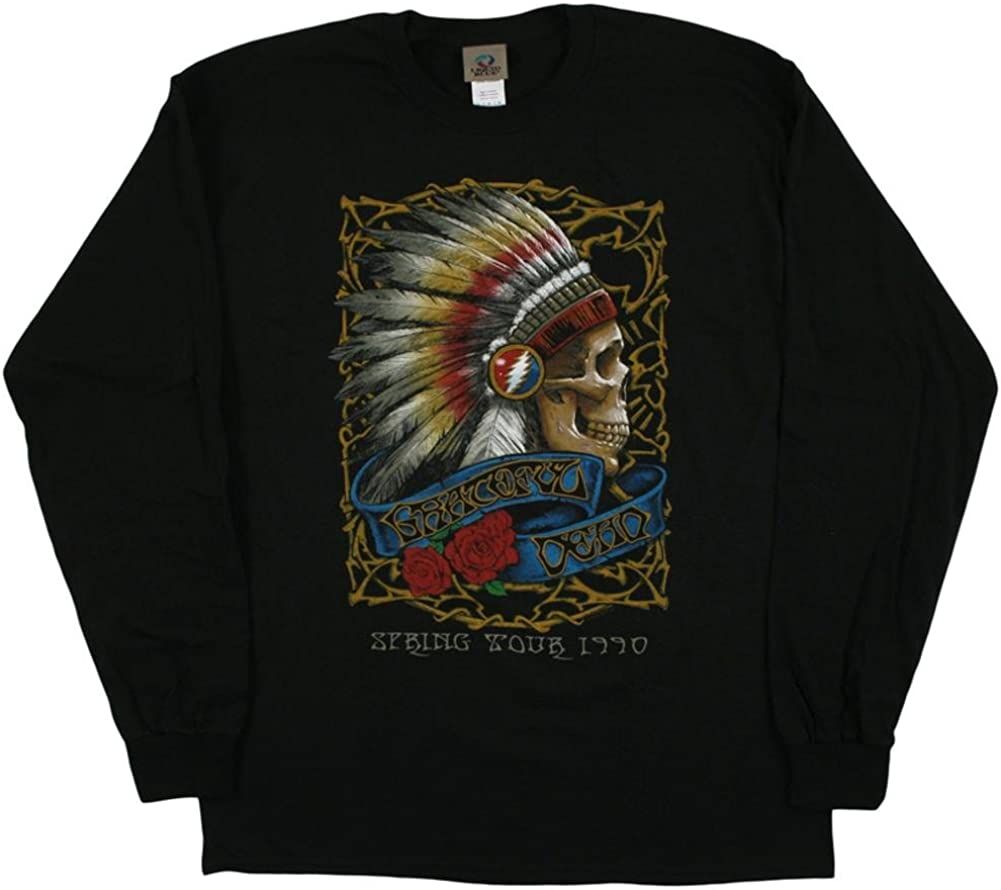 Grateful Dead - Spring Tour 90 Adult Long Sleeve T-Shirt sold by Old Glory