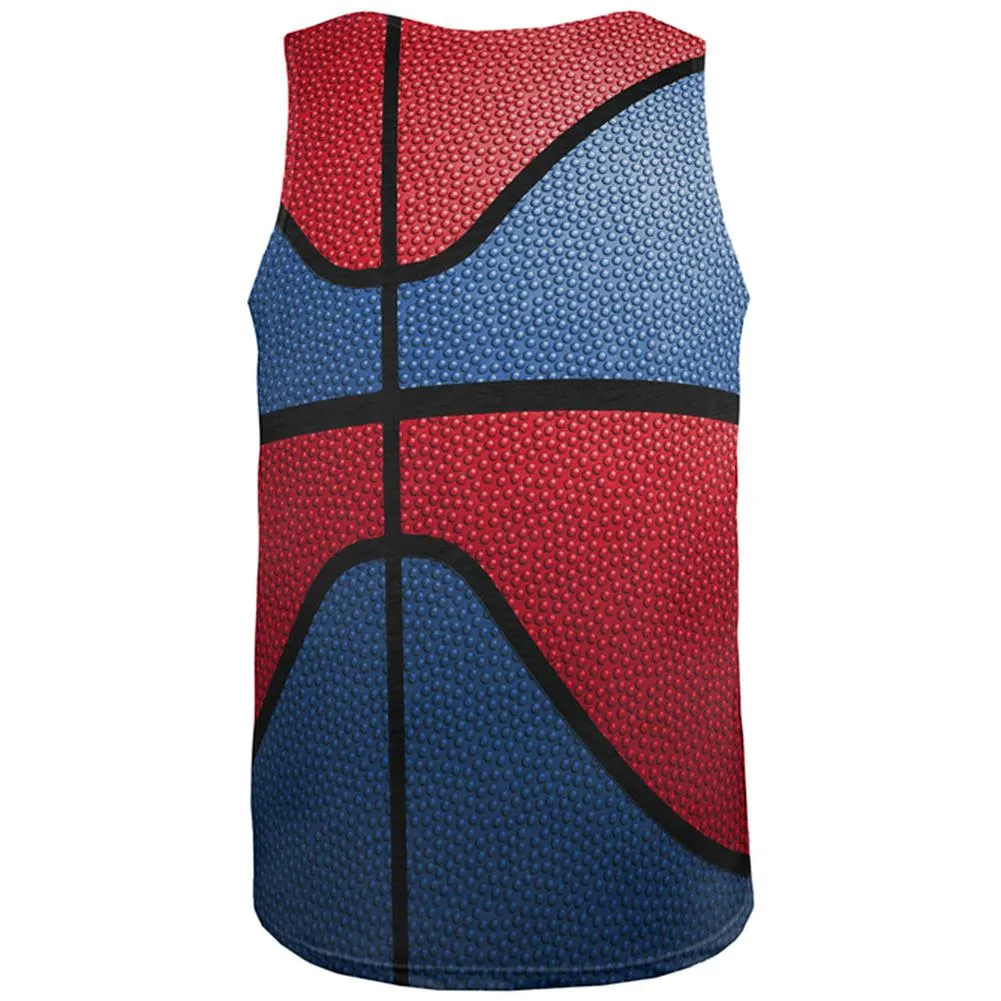 Championship Basketball Royal Blue & Red All Over Mens Tank Top sold by Old Glory product image thumbnail 2