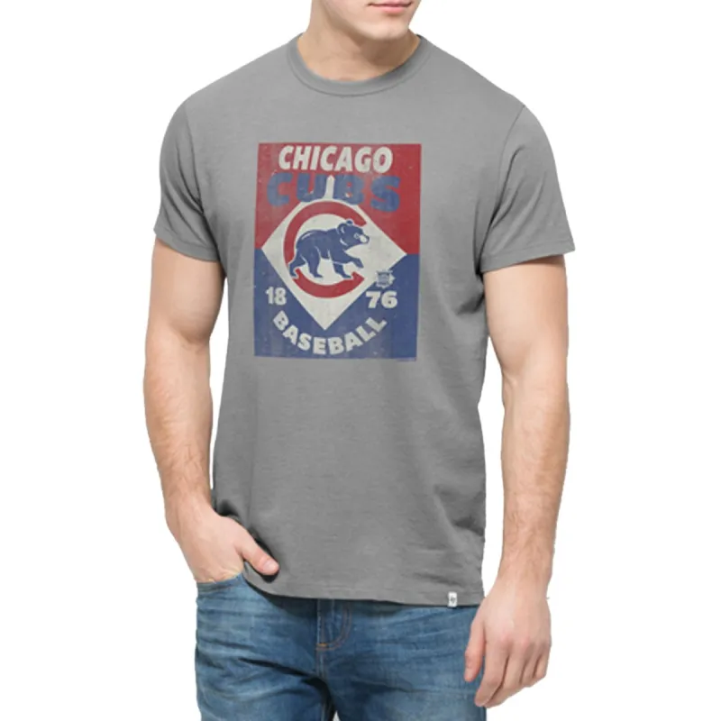 Chicago Cubs - Knockaround Flanker Logo T-Shirt sold by Old Glory