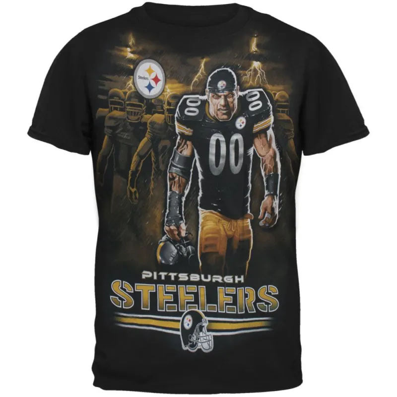 Pittsburgh Steelers - Tunnel Adult T-Shirt sold by Old Glory