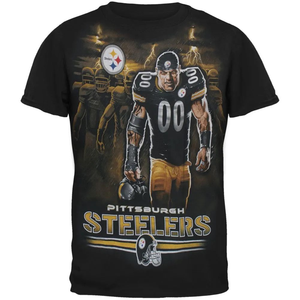 Pittsburgh Steelers - Tunnel Adult T-Shirt sold by Old Glory