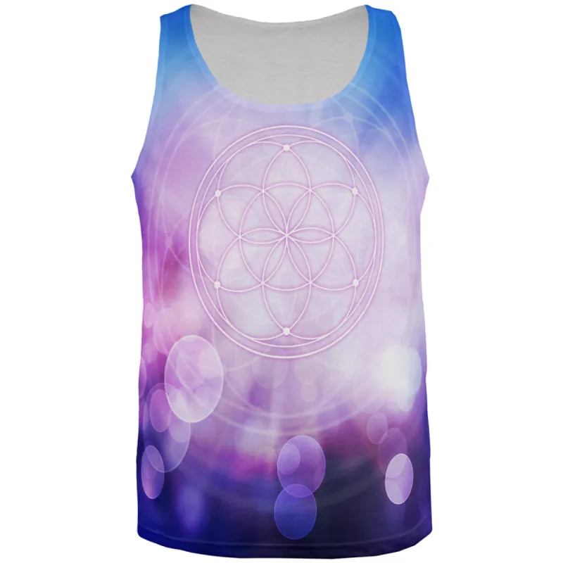 Sacred Geometry Seed of Life All Over Mens Tank Top sold by Old Glory