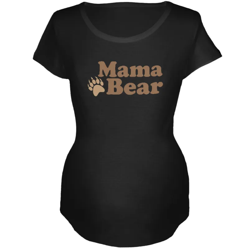 Mother's Day Mama Bear Maternity Soft T Shirt sold by Old Glory
