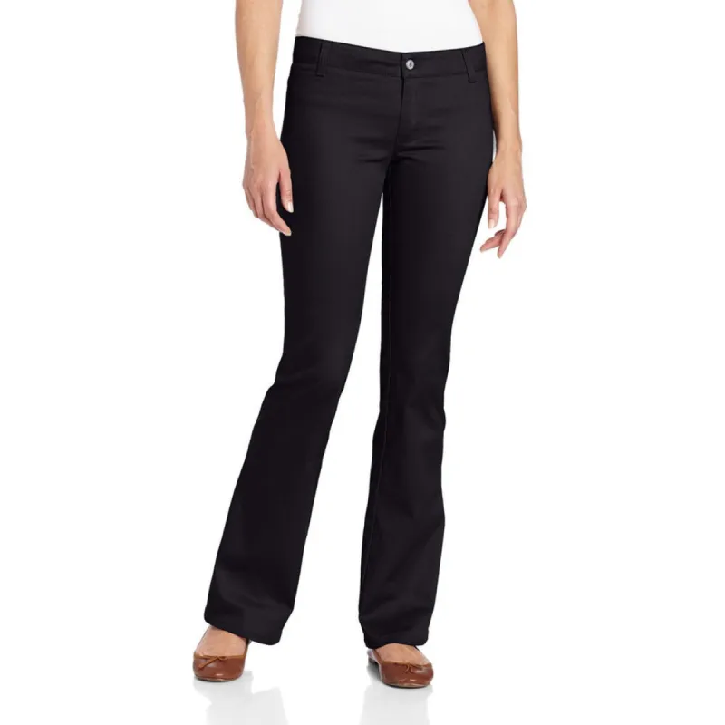 Dickies Girl - 882 The Worker Mid Rise Straight Leg Black Pant sold by Old Glory