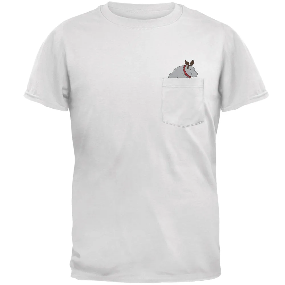 Hippo Moose Hippopotamoose Pocket Pet Mens Pocket T Shirt sold by Old Glory product image thumbnail 3