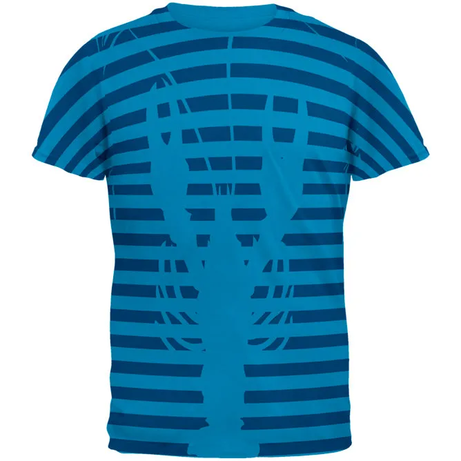 Lobster Navy Nautical Stripes Mens T Shirt sold by Old Glory