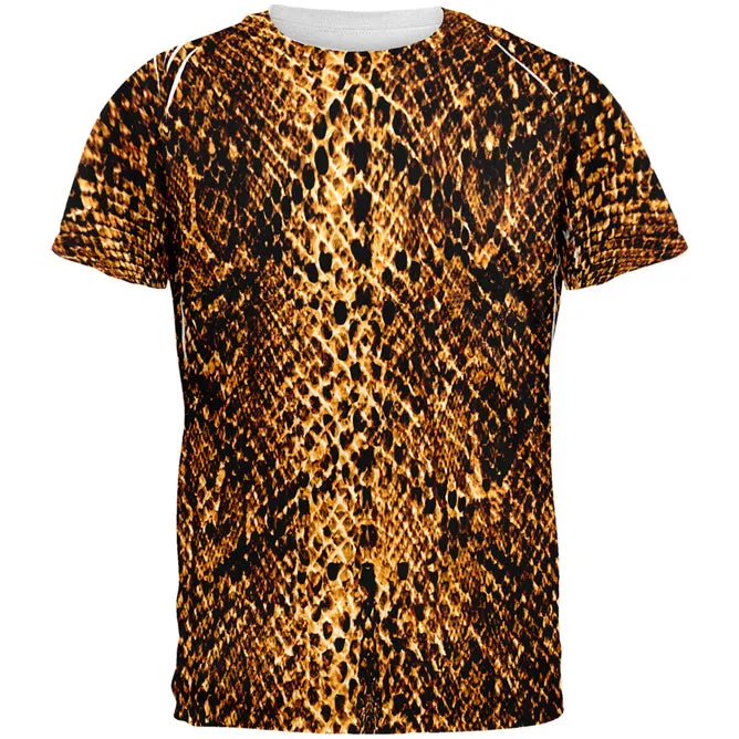 Halloween Desert Brown Snake Snakeskin Costume All Over Mens T Shirt sold by Old Glory