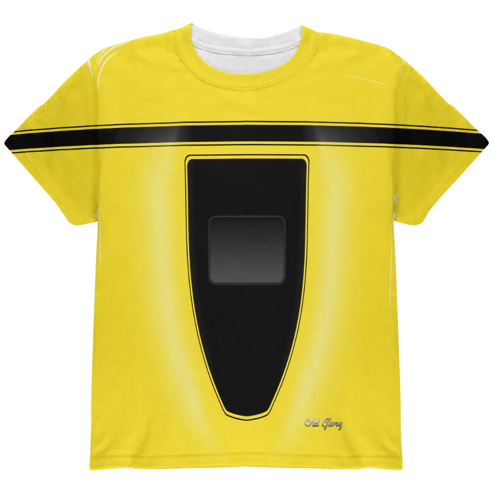 Halloween Classic Muscle Car Yellow Costume All Over Youth T Shirt sold by Old Glory