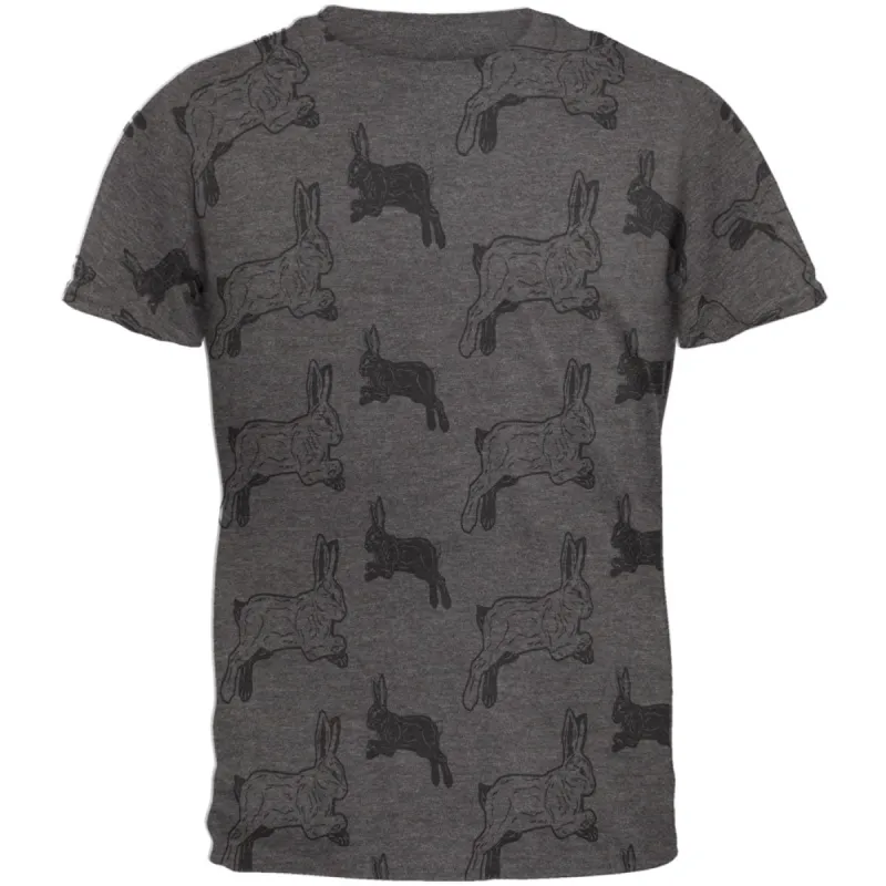 Easter Bunny Rabbit Pattern Mens Soft T Shirt sold by Old Glory