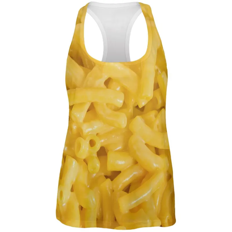 Mac and Cheese All Over Womens Work Out Tank Top sold by Old Glory
