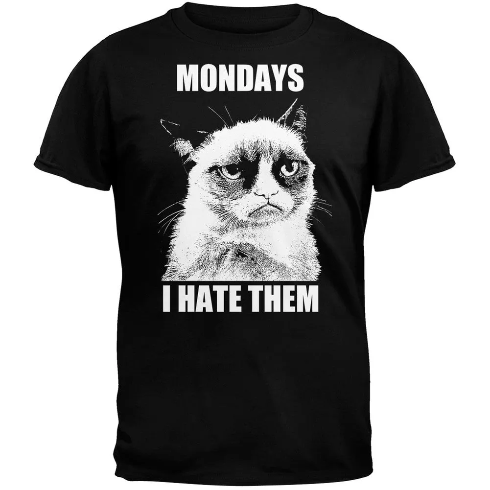 Grumpy Cat - Mondays I Hate Them T-Shirt sold by Old Glory