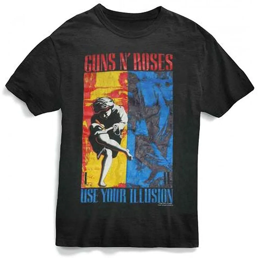 Guns N Roses - 1991 Illusion Combo Mens T Shirt sold by Old Glory