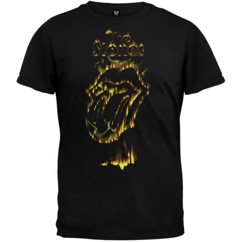 Rolling Stones - Flaming Tongue Soft T-Shirt sold by Old Glory