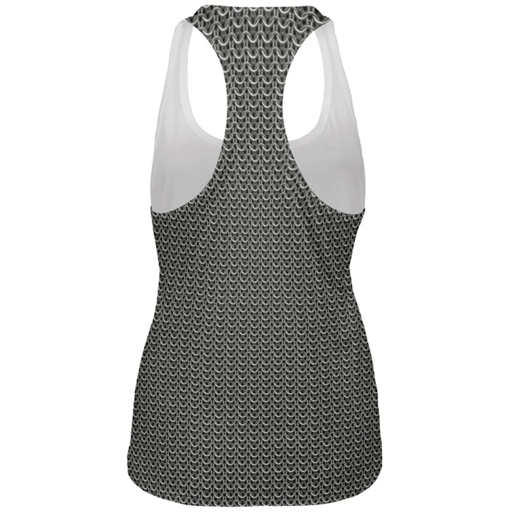 Halloween Chainmail Costume All Over Womens Work Out Tank Top sold by Old Glory product image thumbnail 2