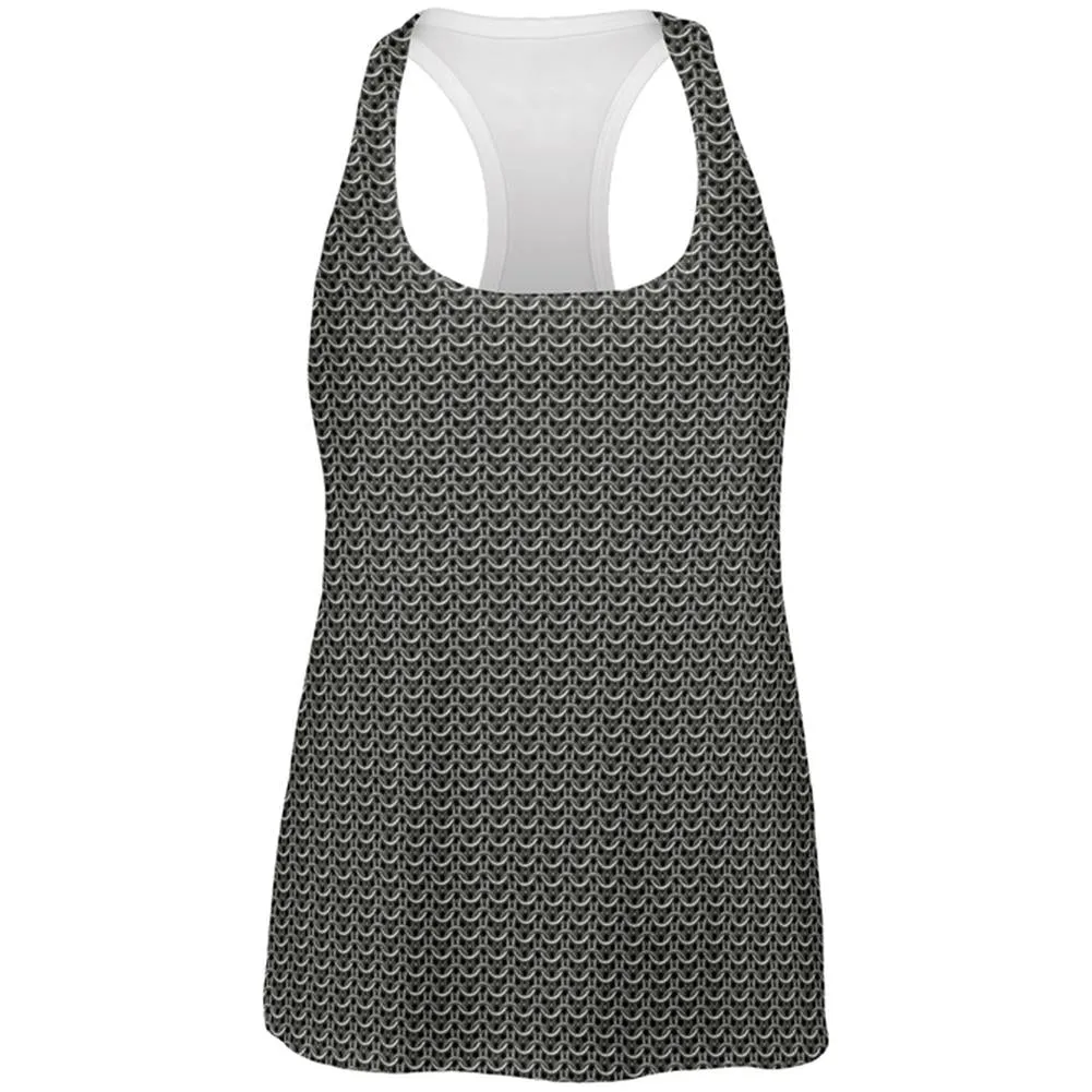 Halloween Chainmail Costume All Over Womens Work Out Tank Top sold by Old Glory