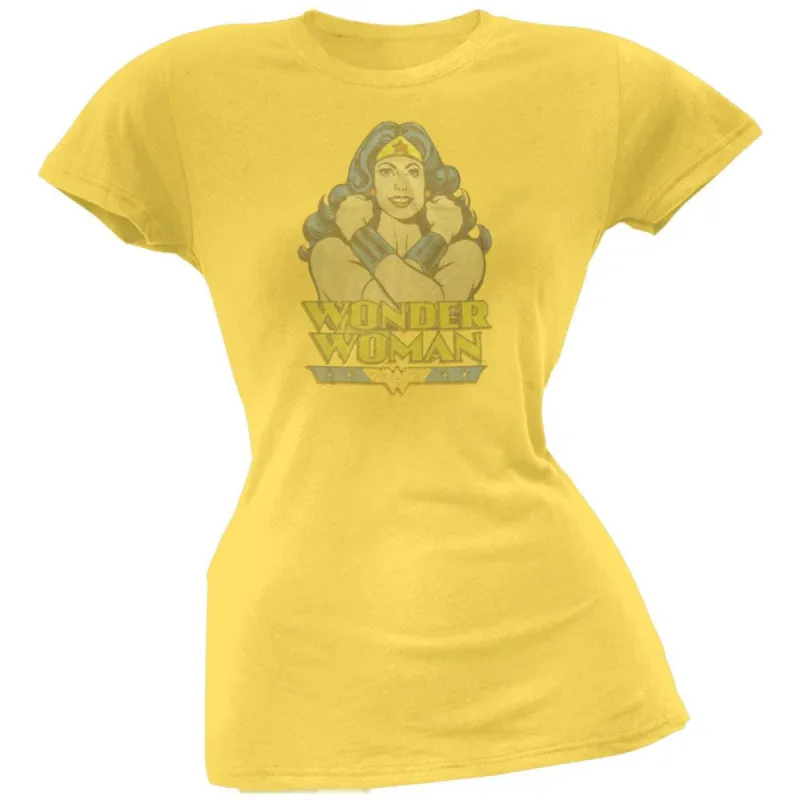 Wonder Woman - At Large Juniors T-Shirt sold by Old Glory