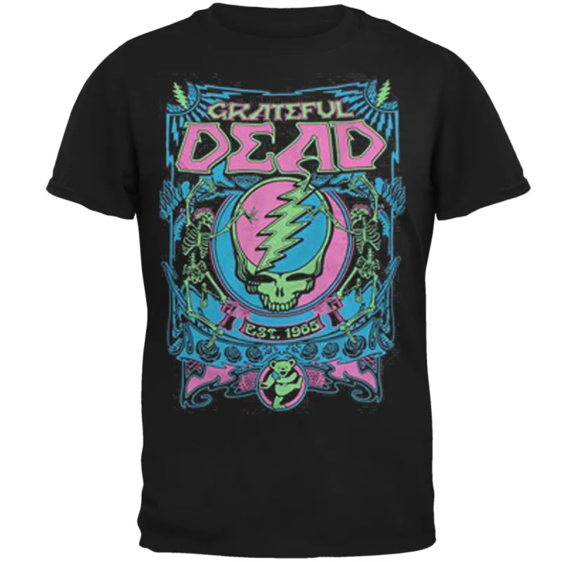 Grateful Dead - SYF Blacklight Mens T Shirt sold by Old Glory