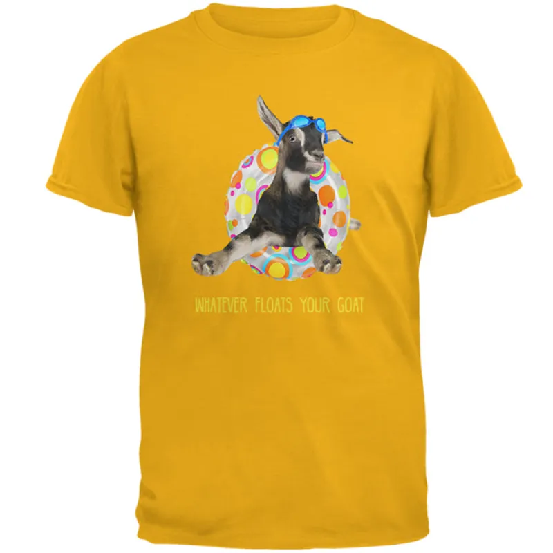 Whatever Floats your Goat Boat Mens T Shirt sold by Old Glory