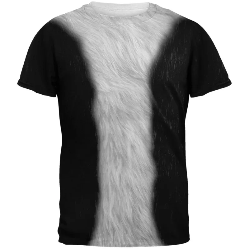 Halloween Tuxedo Cat Costume All Over Adult T-Shirt sold by Old Glory