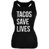 Tacos Save Lives Juniors Soft Tank Top sold by Old Glory