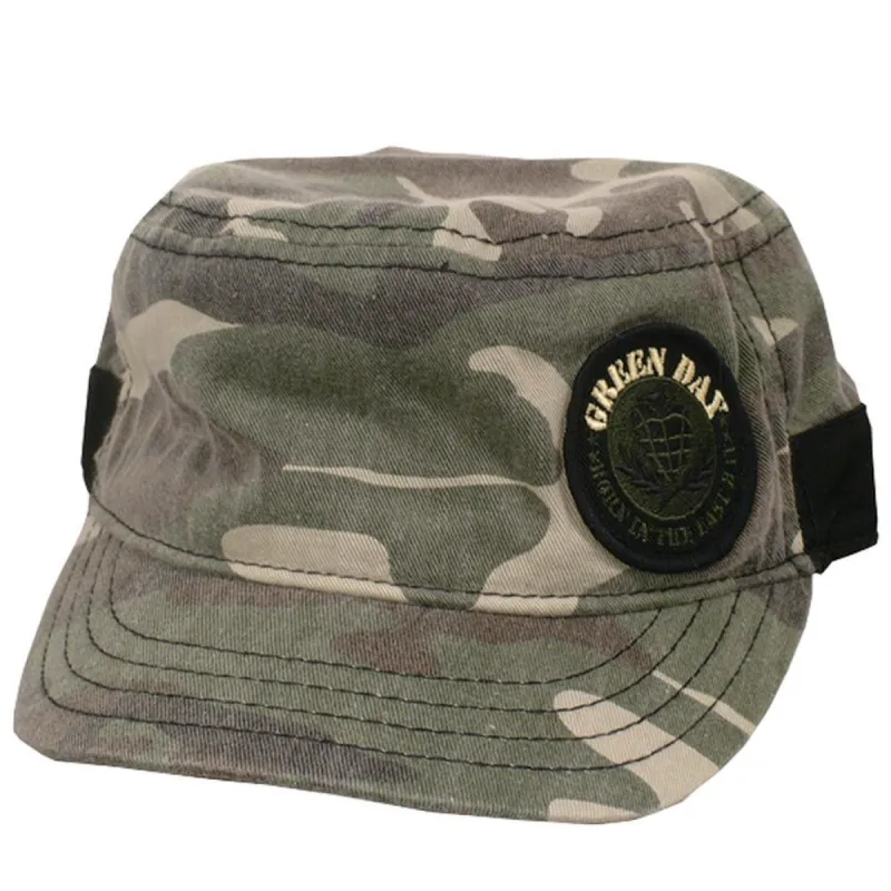 Green Day - Camo Cadet Cap sold by Old Glory