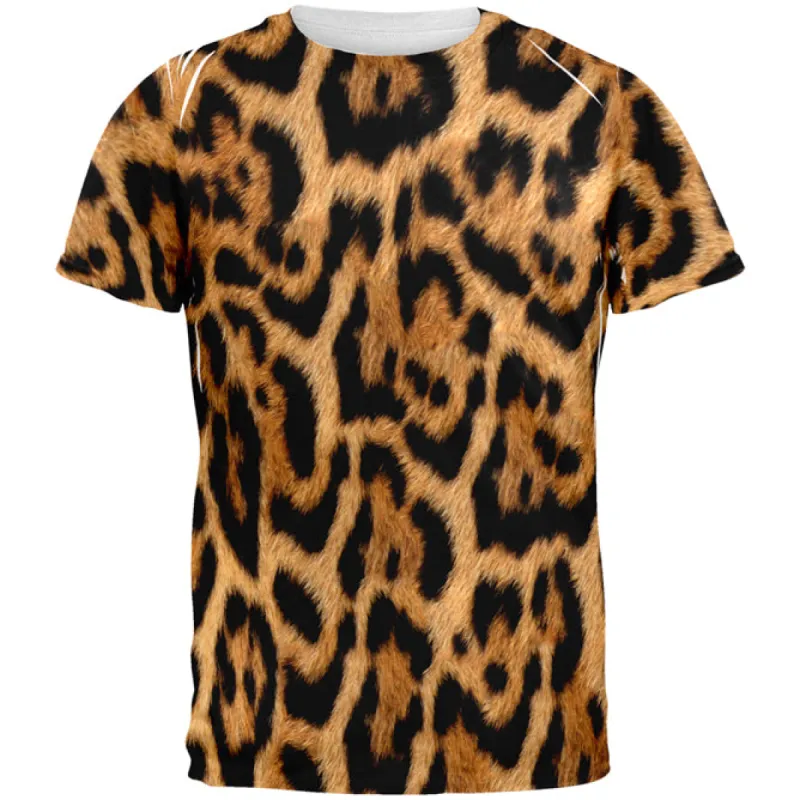 Halloween Leopard Print Costume All Over Mens T Shirt sold by Old Glory