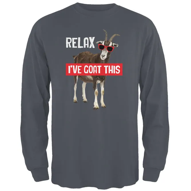 Relax I've Goat Got This Mens Long Sleeve T Shirt sold by Old Glory