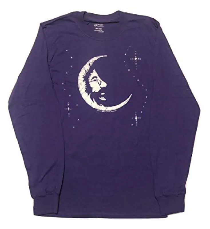 Jerry Garcia - Jerry Moon Mens Long Sleeve T Shirt sold by Old Glory
