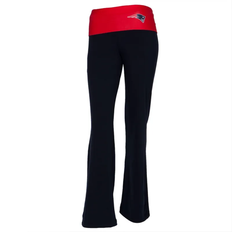 New England Patriots - Flip Down Waistband Logo Juniors Yoga Pants sold by Old Glory