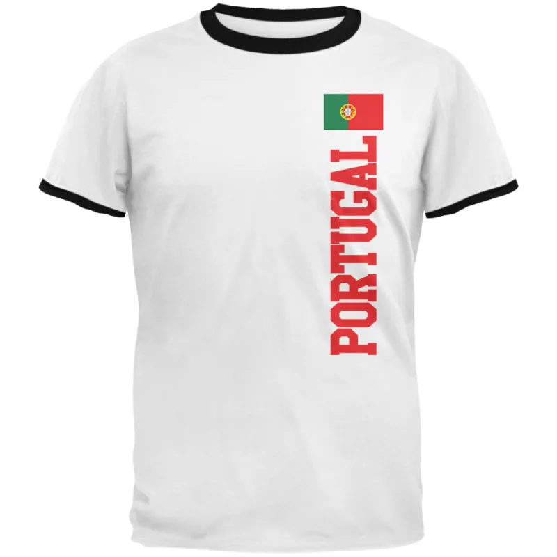 World Cup Portugal Mens Ringer T Shirt sold by Old Glory