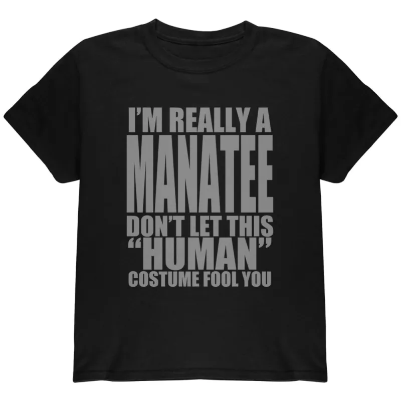 Halloween Human Manatee Costume Youth T Shirt sold by Old Glory