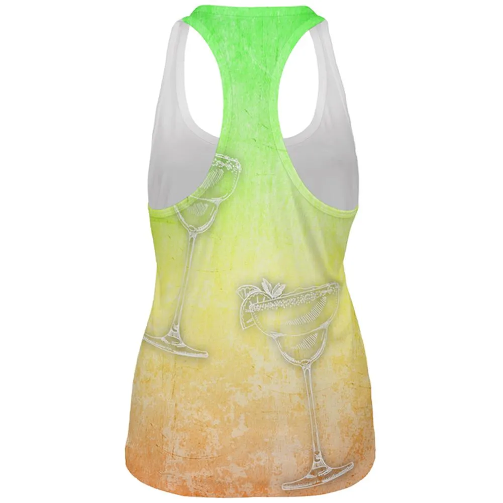 Cinco de Mayo Summer Margaritas All Over Womens Work Out Tank Top sold by Old Glory product image thumbnail 2