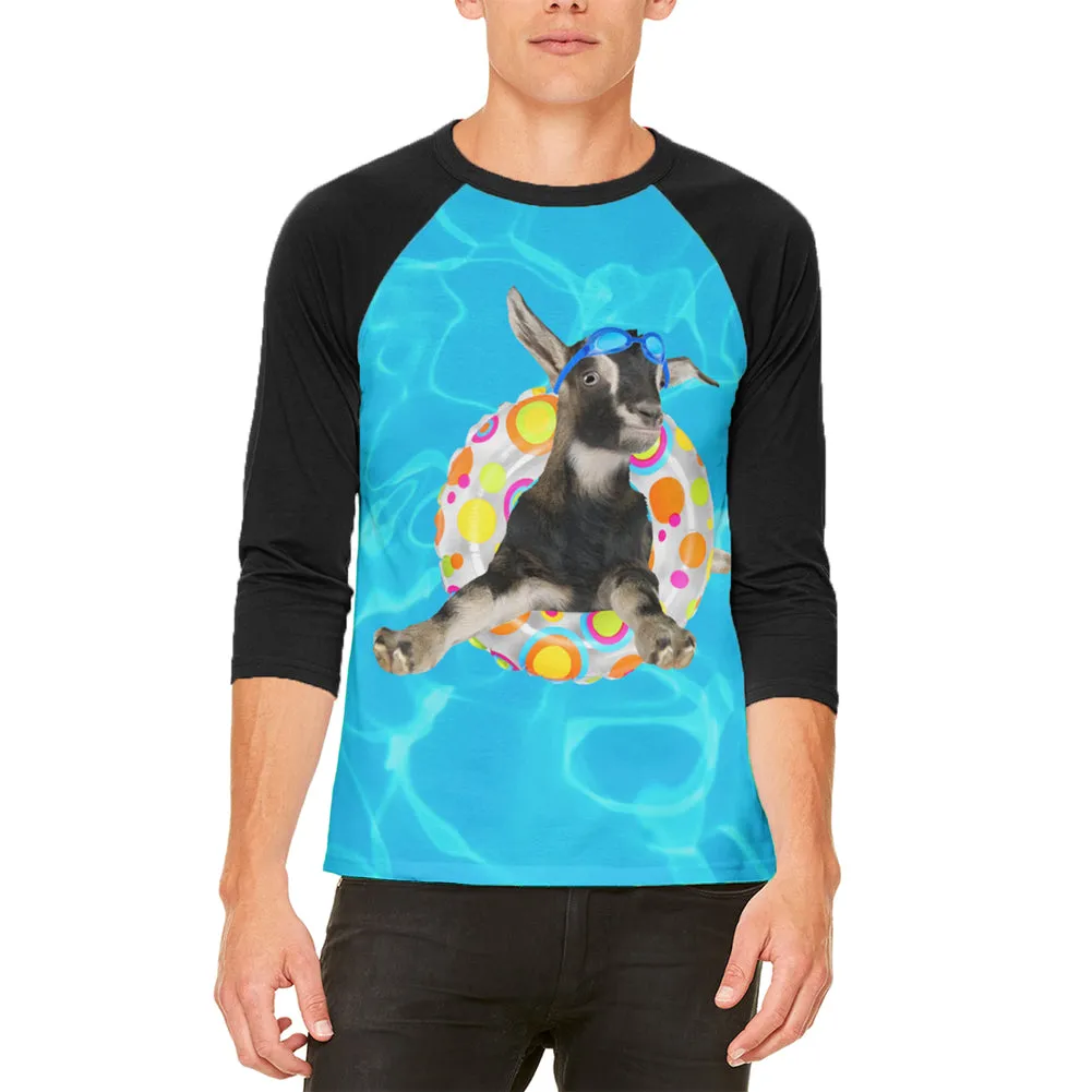 Whatever Floats Your Goat Boat Funny Mens Raglan T Shirt sold by Old Glory