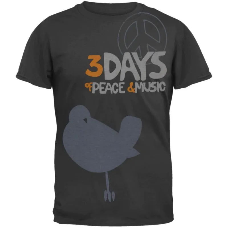 Woodstock - 3 Days of Peace and Music Adult T-Shirt sold by Old Glory