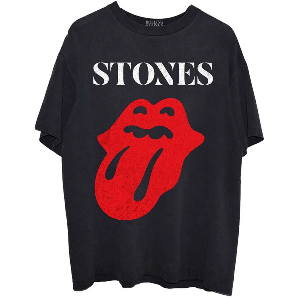 Rolling Stones - Sixty Classic Tongue Vintage Fill Mens T Shirt sold by Old Glory